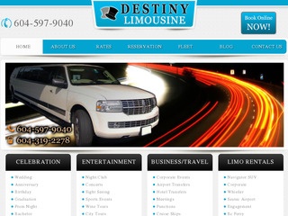 destiny limousine vancouver