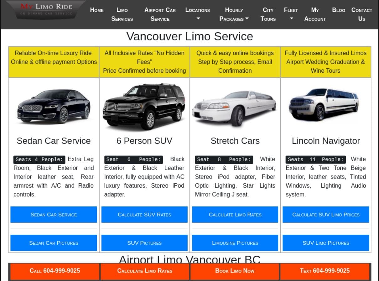 Vancouver Limo Service